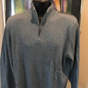XL Rib-knit mock neck sweater
